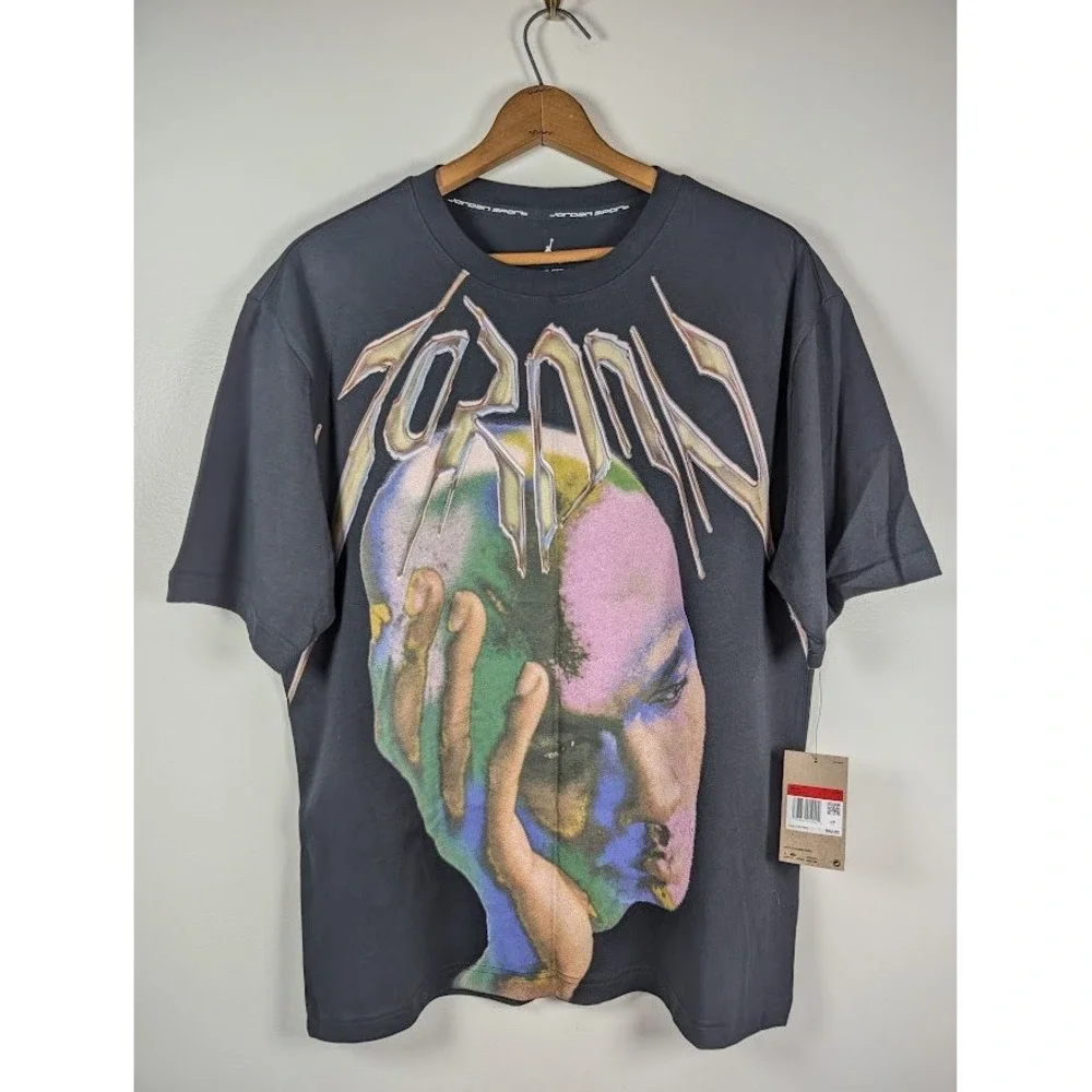 Jordan Sport Dri-FIT Graphic T-Shirt Mens Large Jumpman‎ Streetwear HJ2348 NEW